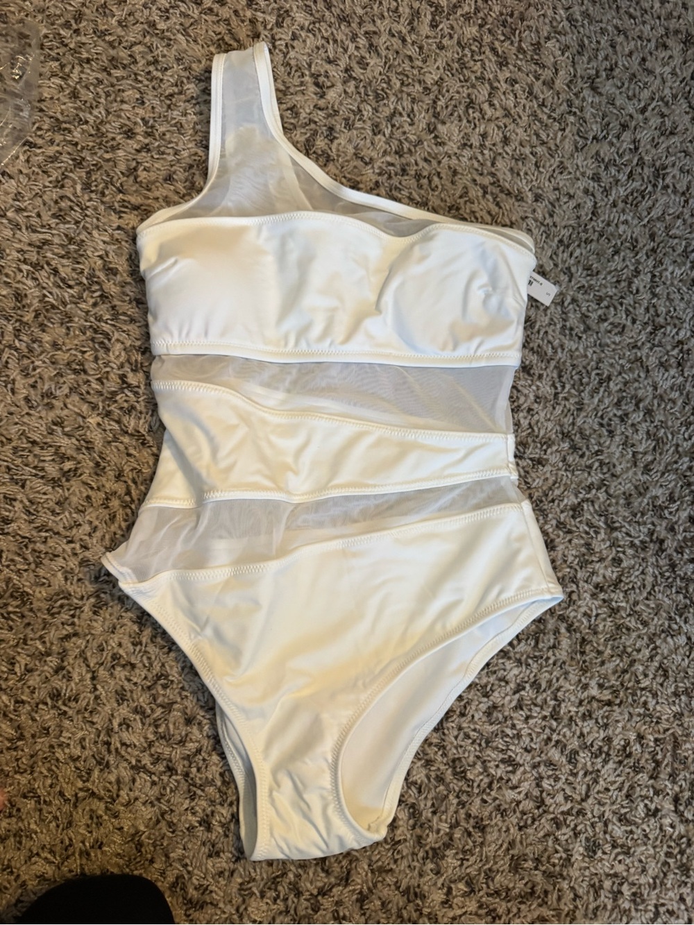 Brand New Adore Me Kimora One Piece Swim in White